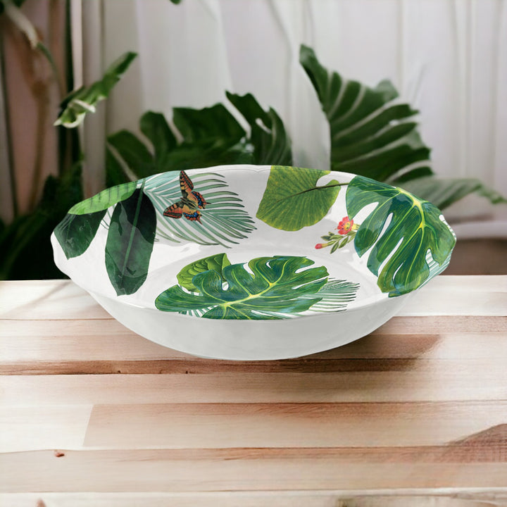 Amazon Floral Melamine Large Salad Bowl