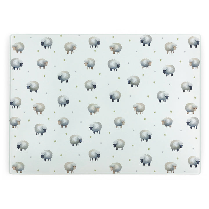 Purely Home Spring Sheep Glass Worktop Protector