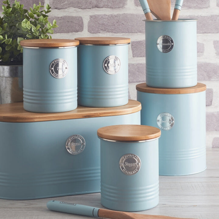 Typhoon Living Blue Sugar Canister