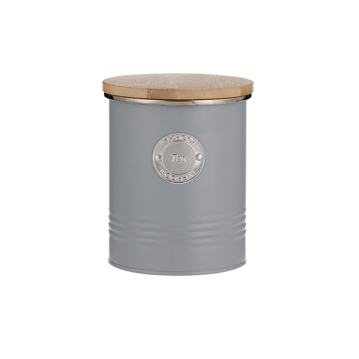 Typhoon Living Grey Tea Canister
