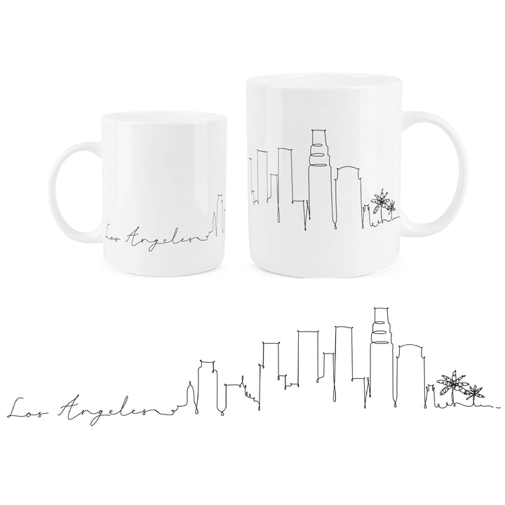 Purely Home City Skyline Bone China Mugs