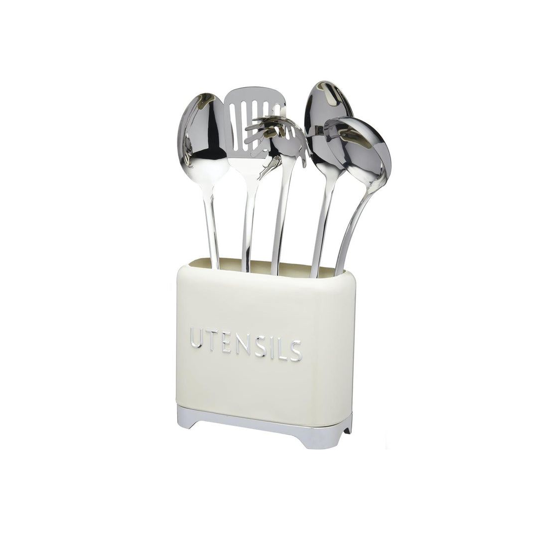 Lovello Cream Utensil Holder