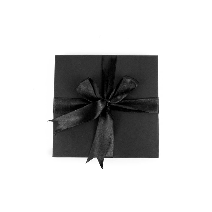 Purely Home Ornate Floral Initial Marble Coaster Gift Box Set