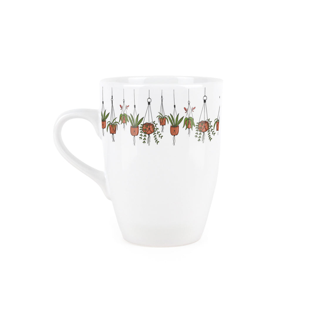 Purely Home Hanging Basket Plants Ceramic Mug