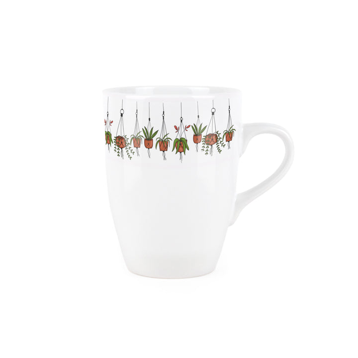 Purely Home Hanging Basket Plants Ceramic Mug