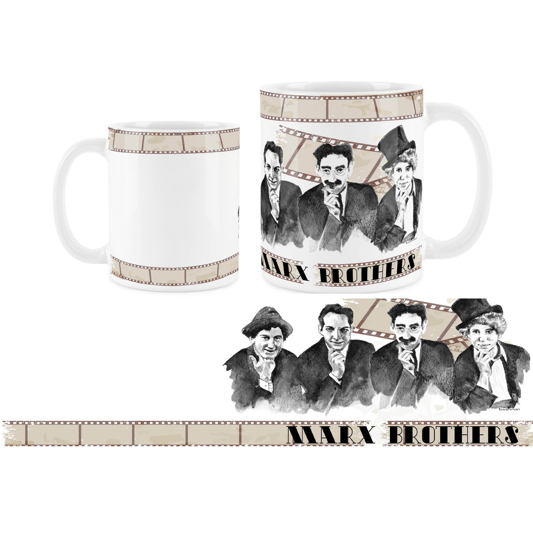 Purely Home Marx Brothers Film Reel Ceramic Mug