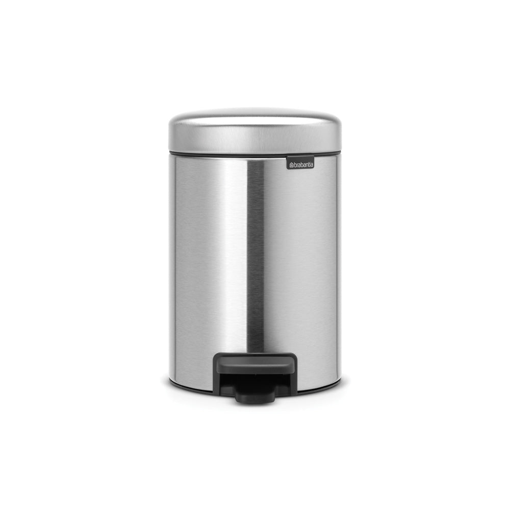 Brabantia NewIcon Matt Steel Pedal Bin - 3L Size