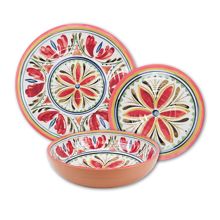 Mediterranean Melamine Dinnerware Set