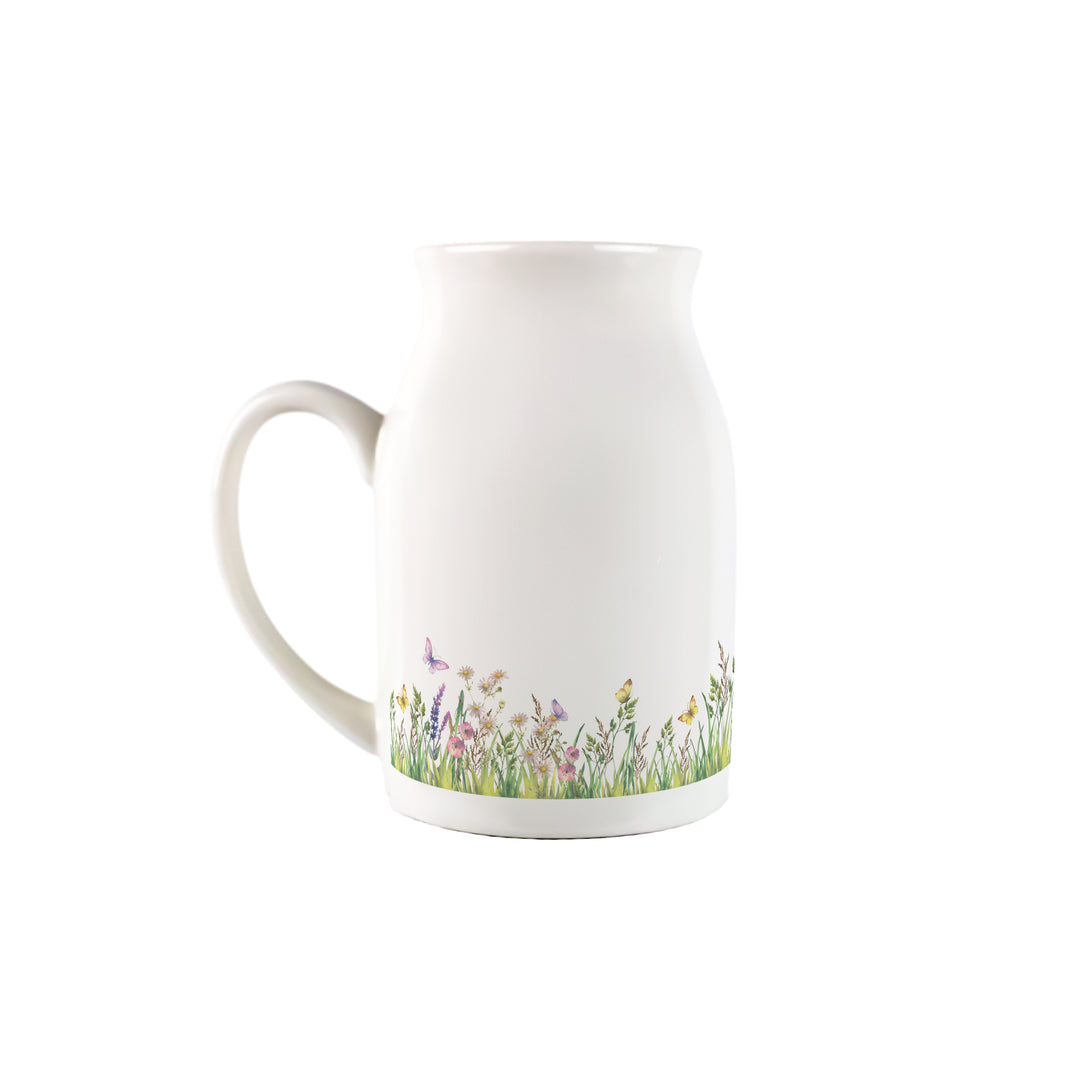 Purely Home Highland Cow & Calf Small Porcelain Jug