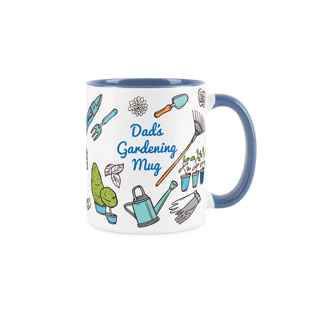 Purely Home Blue Gardening Ceramic Mug - For Him