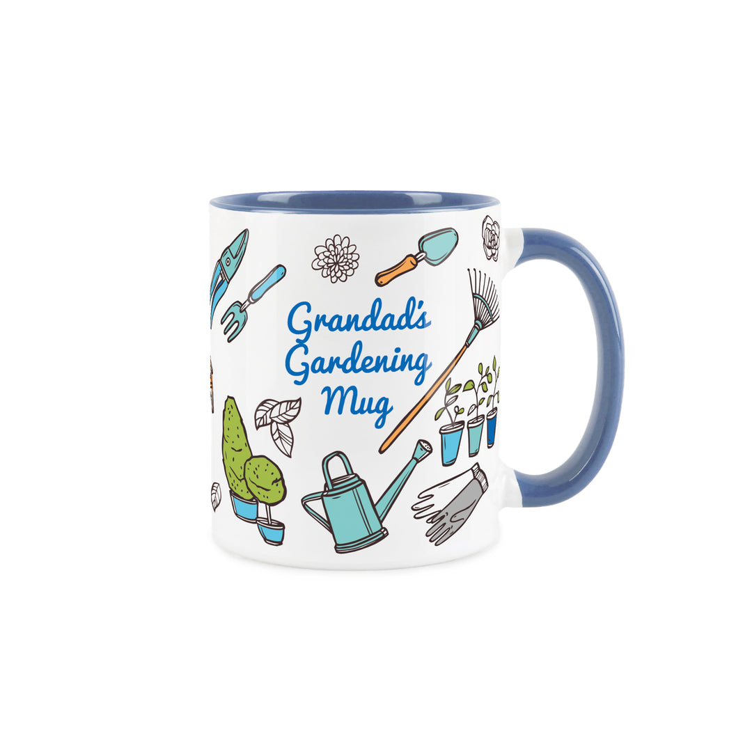 Purely Home Blue Gardening Ceramic Mug - For Him