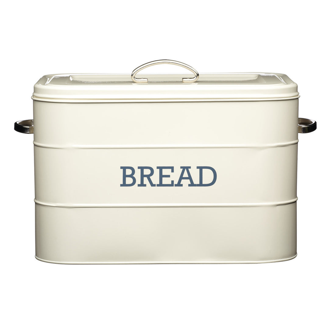 Living Nostalgia Antique Cream Bread Bin