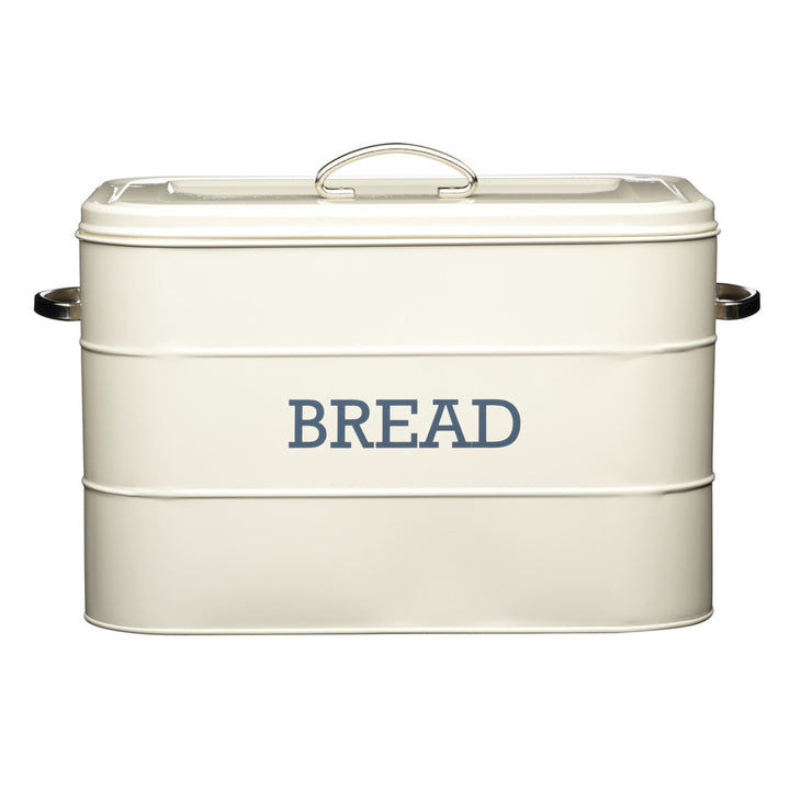 Living Nostalgia Antique Cream Bread Bin