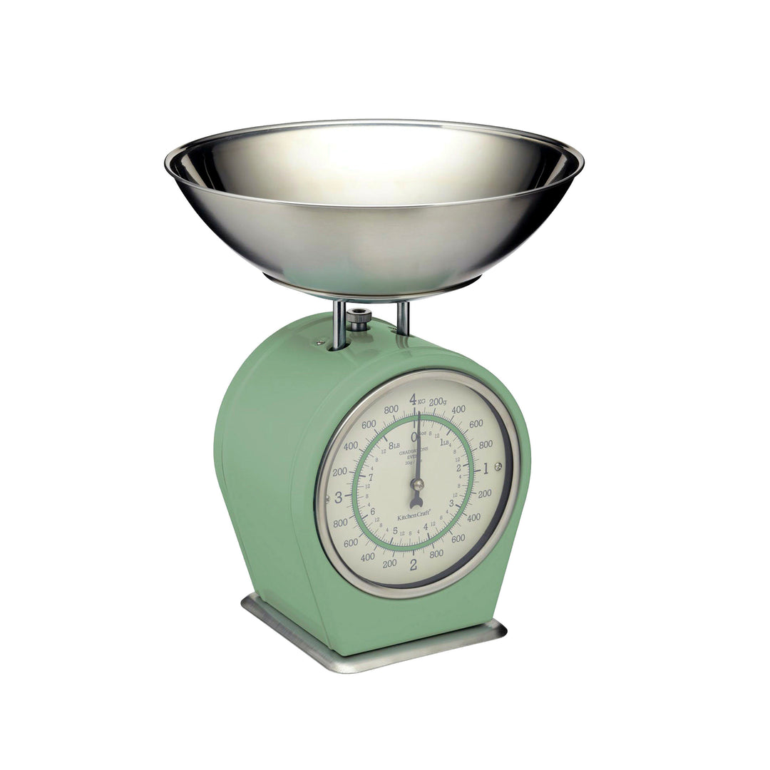 Living Nostalgia English Sage Mechanical Kitchen Scales