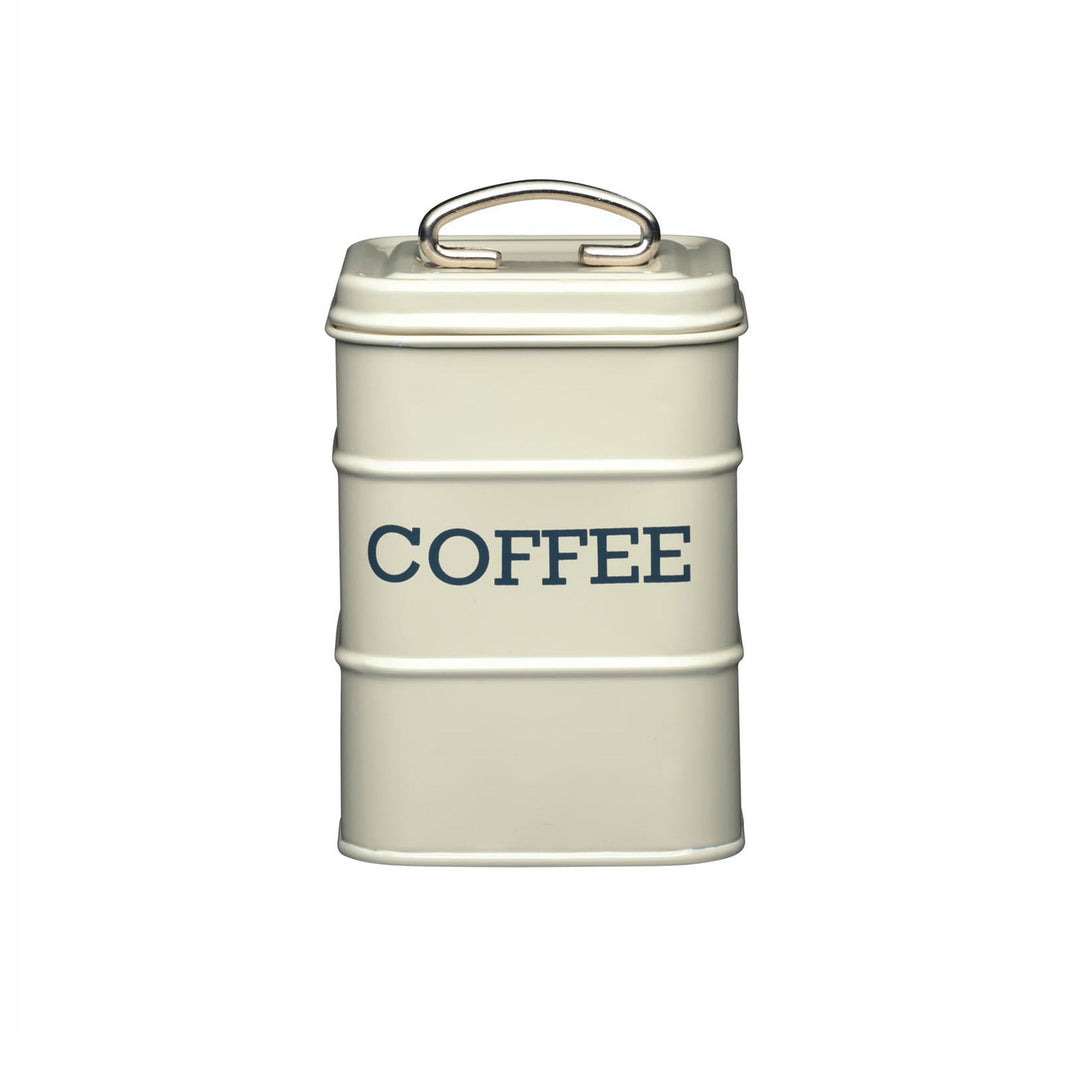 Living Nostalgia Antique Cream Coffee Canister