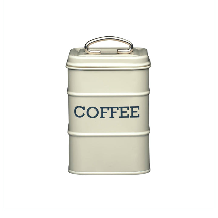 Living Nostalgia Antique Cream Coffee Canister