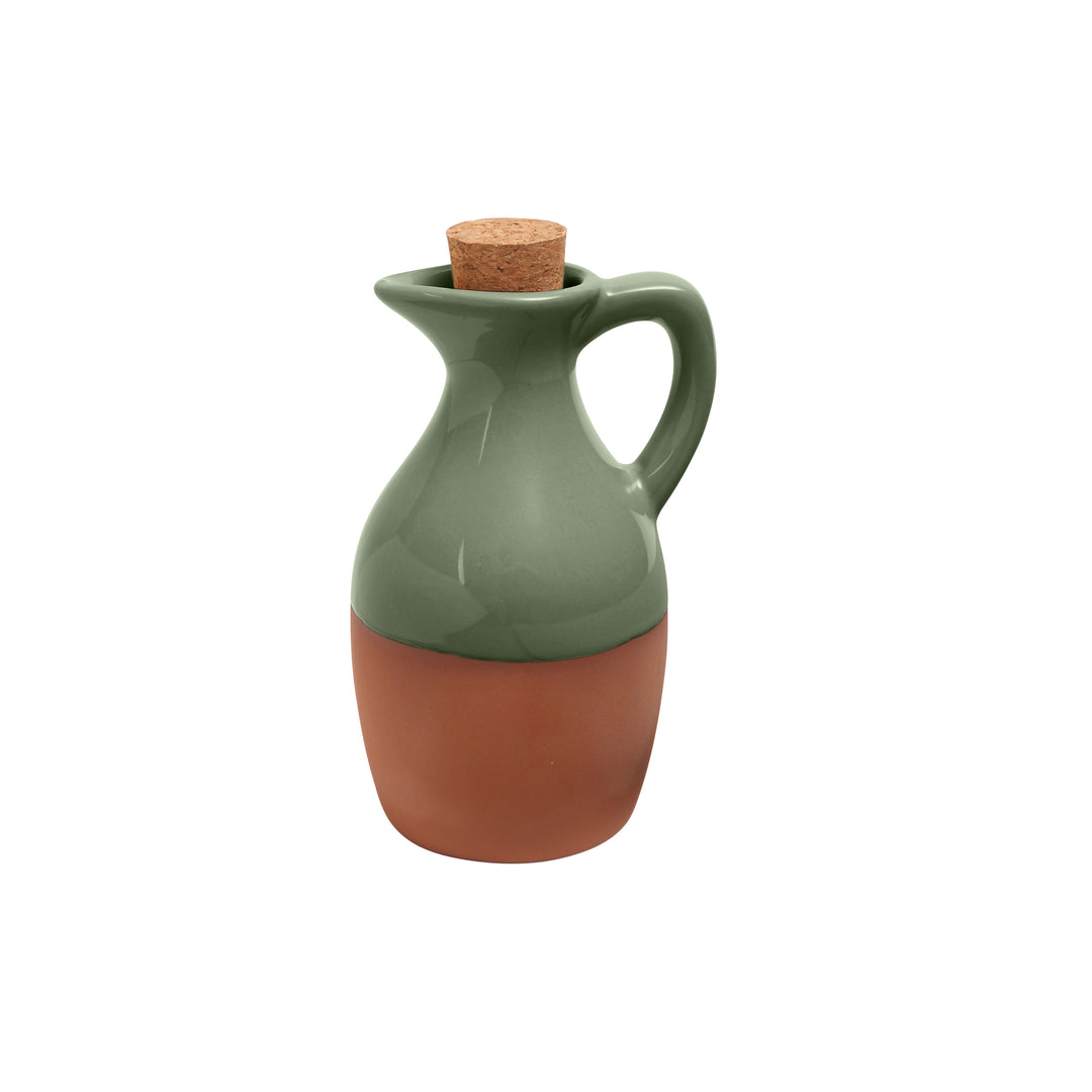 Dexam Sintra Terracotta Oil Drizzler - Olive Green