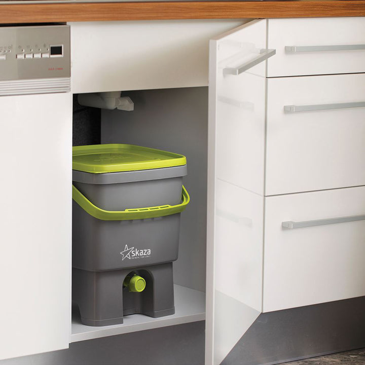 Organko Grey & Green Kitchen Composter