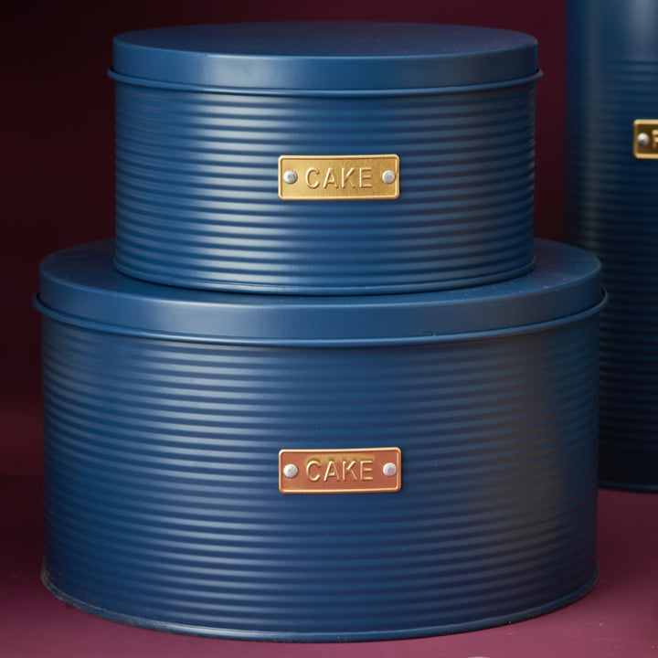 Typhoon Otto Navy Round Cake Tins Set