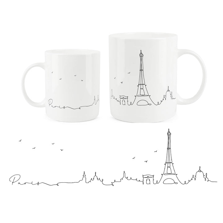 Purely Home City Skyline Bone China Mugs