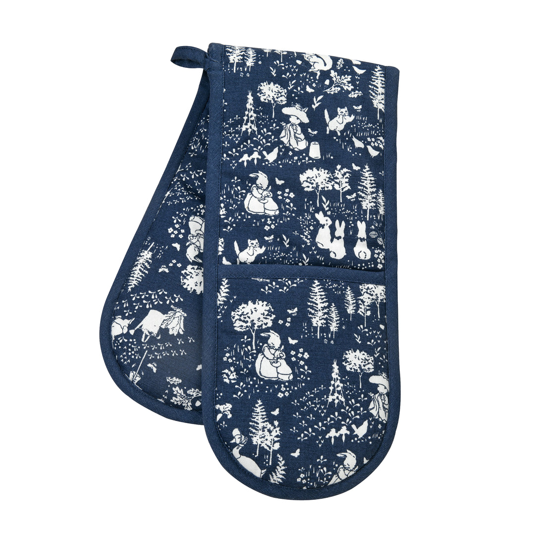 Peter Rabbit Classic Kitchen Linen Set - Dark Blue
