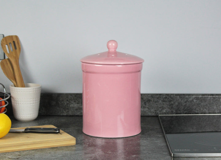 Portland Ceramic Compost Caddy - Pink