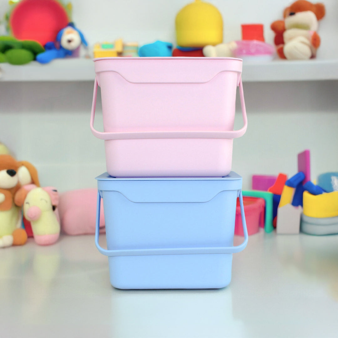 Easy Eco Pastel Pink Kitchen Caddy - 5L Size