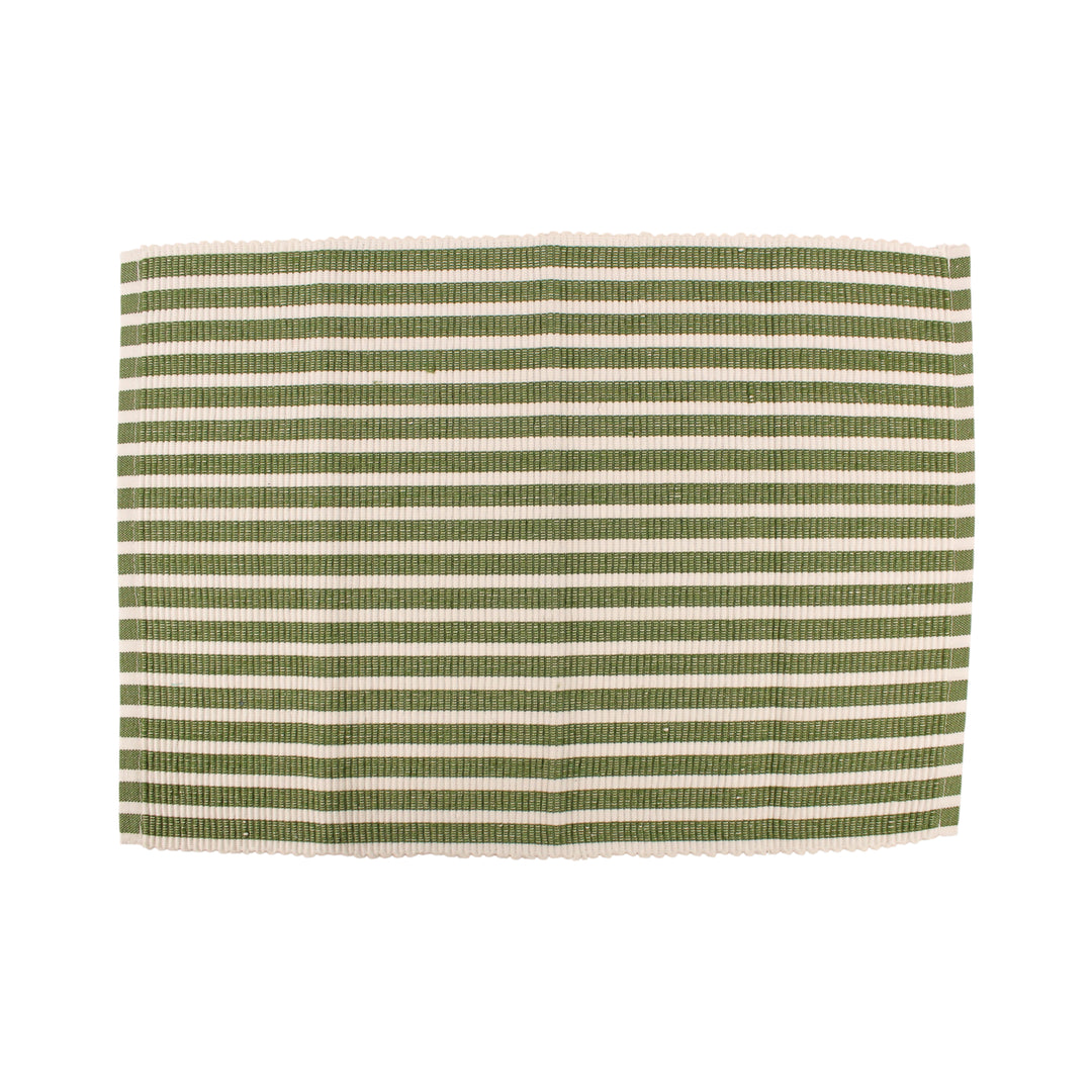 Le Chateau Pack of 2 Eco-Friendly Ribbed Striped Placemats