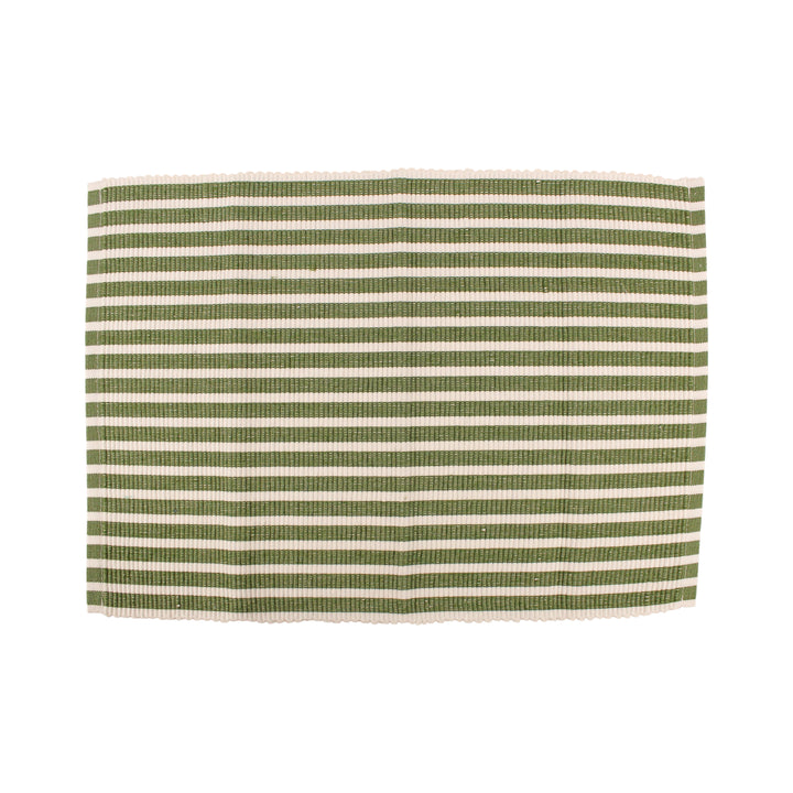 Le Chateau Pack of 2 Eco-Friendly Ribbed Striped Placemats
