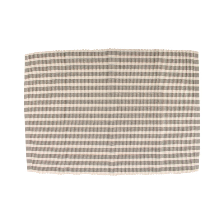 Le Chateau Pack of 2 Eco-Friendly Ribbed Striped Placemats