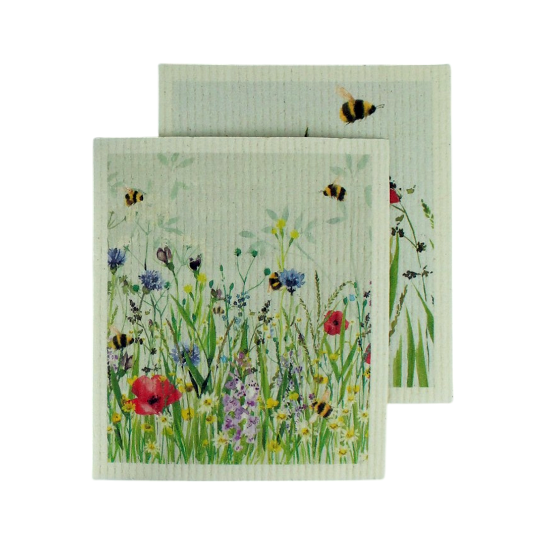 Eddingtons x National Trust Plant-Based Cleaning Cloths - Bees