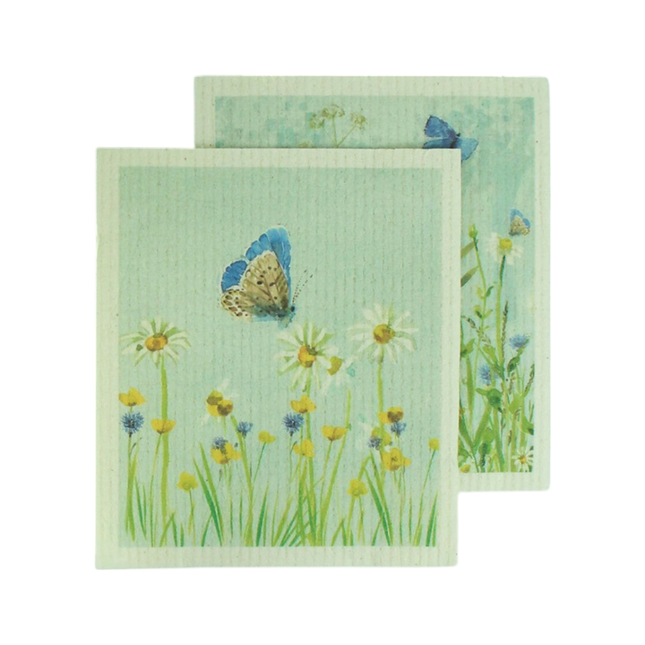 Eddingtons x National Trust Plant-Based Cleaning Cloths - Butterflies