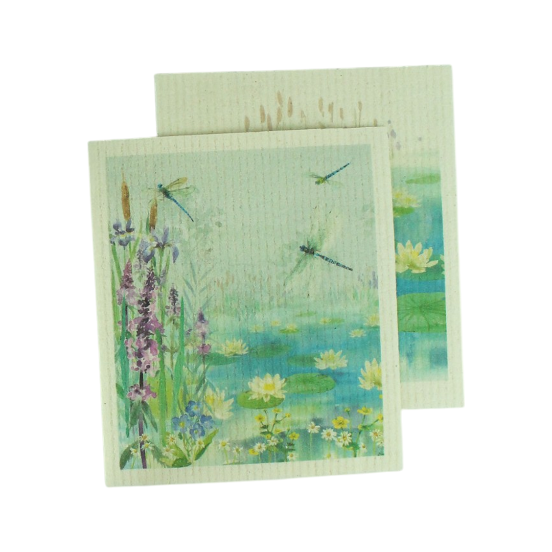 Eddingtons x National Trust Plant-Based Cleaning Cloths - Dragonflies