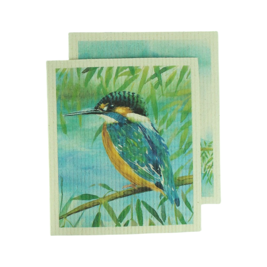 Eddingtons x National Trust Plant-Based Cleaning Cloths - Kingfisher