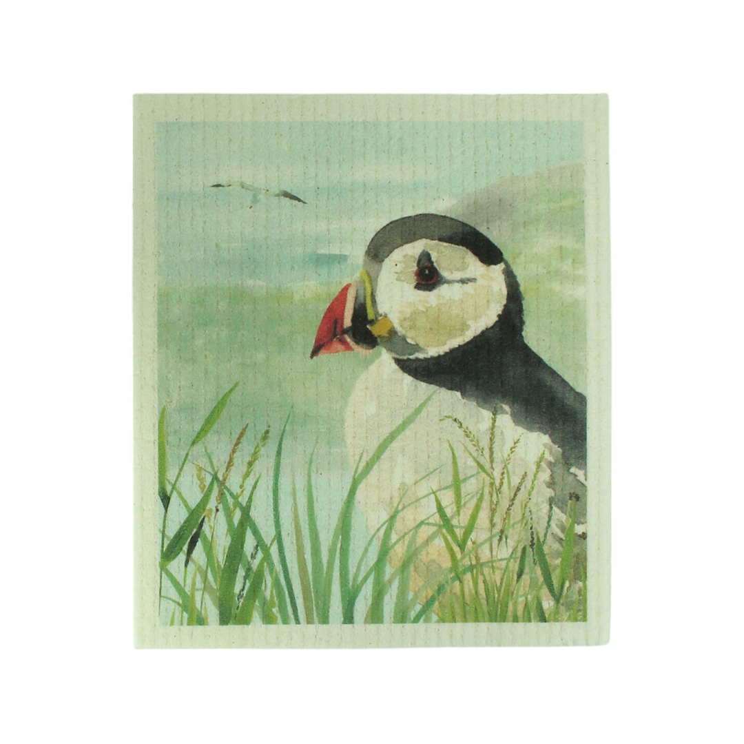 Eddingtons x National Trust Plant-Based Cleaning Cloths - Puffins