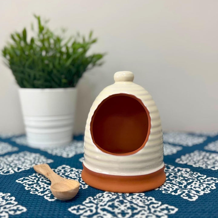 Dexam Porto Terracotta Salt Pig - Stone