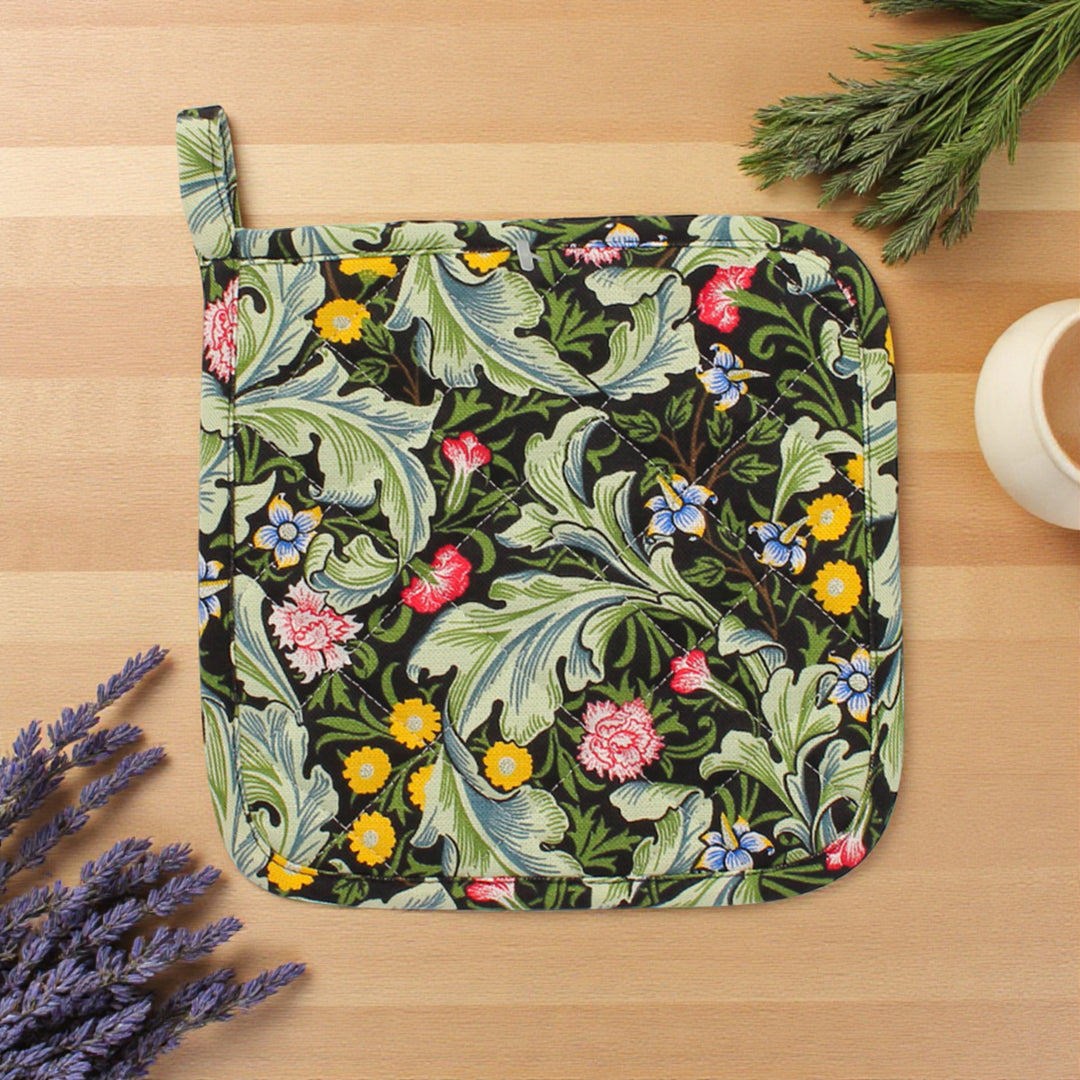 Le Chateau William Morris Leicester Green Pot Holder