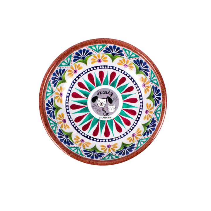 Rio Medallion Melamine Pet Saucer