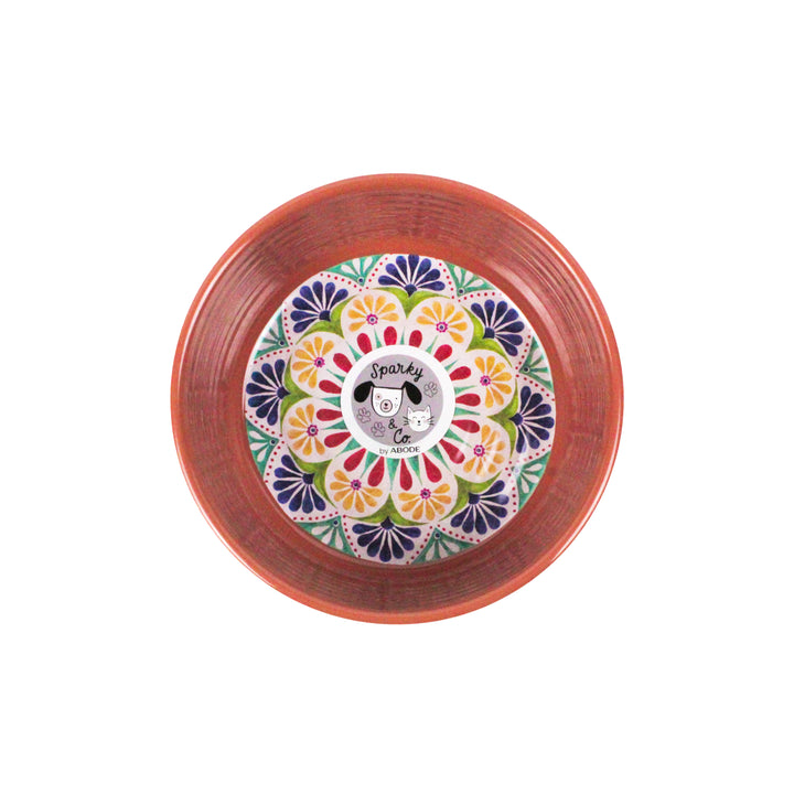 Rio Medallion Melamine Pet Bowl - Small