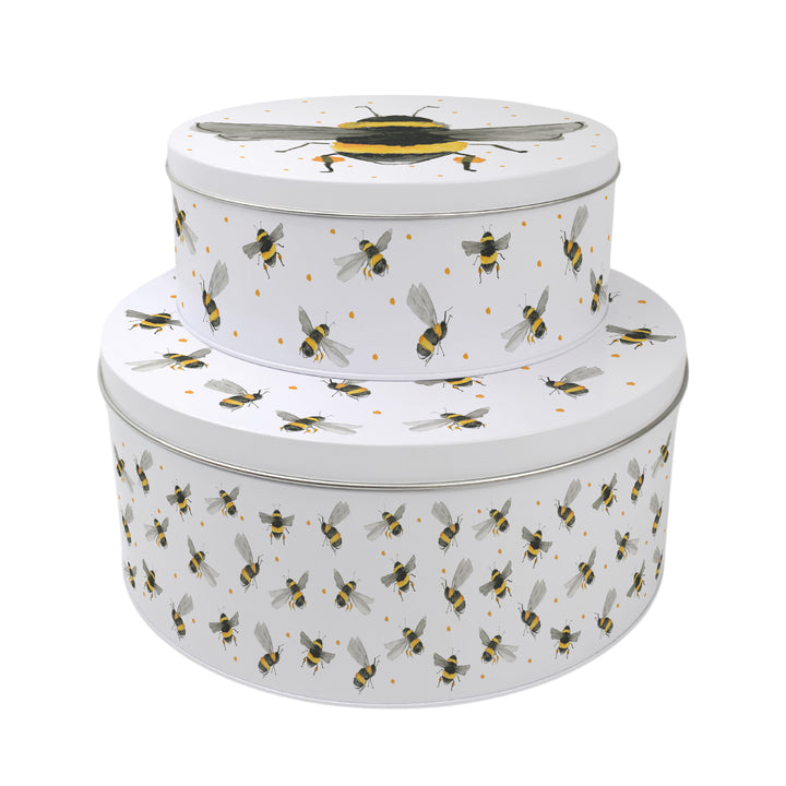 Purely Home Scattered Bees Round Cake Tins
