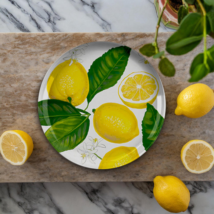 Lemon Fresh Melamine Side Plates