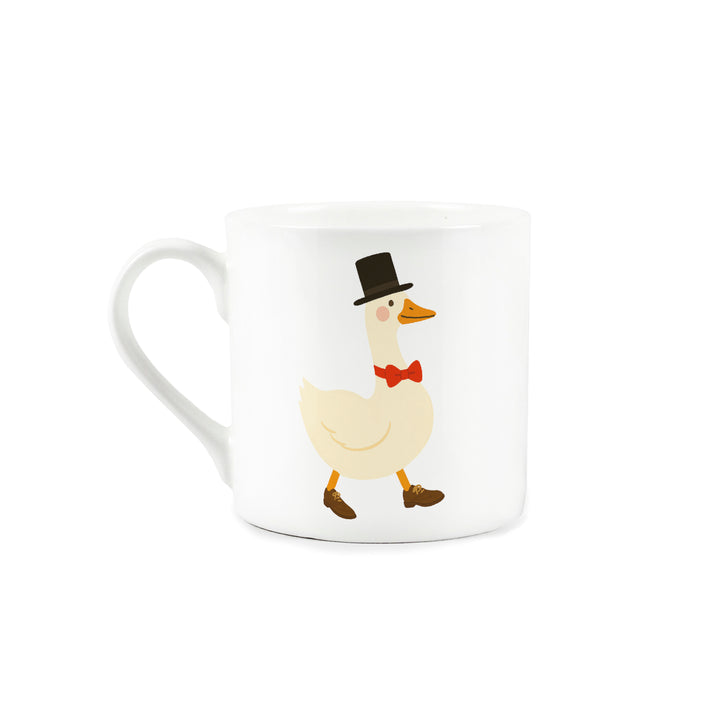 Purely Home Silly Goose Wedding Bone China Mugs Set
