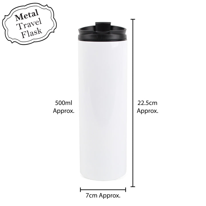 Purely Home Navy Travel Flask