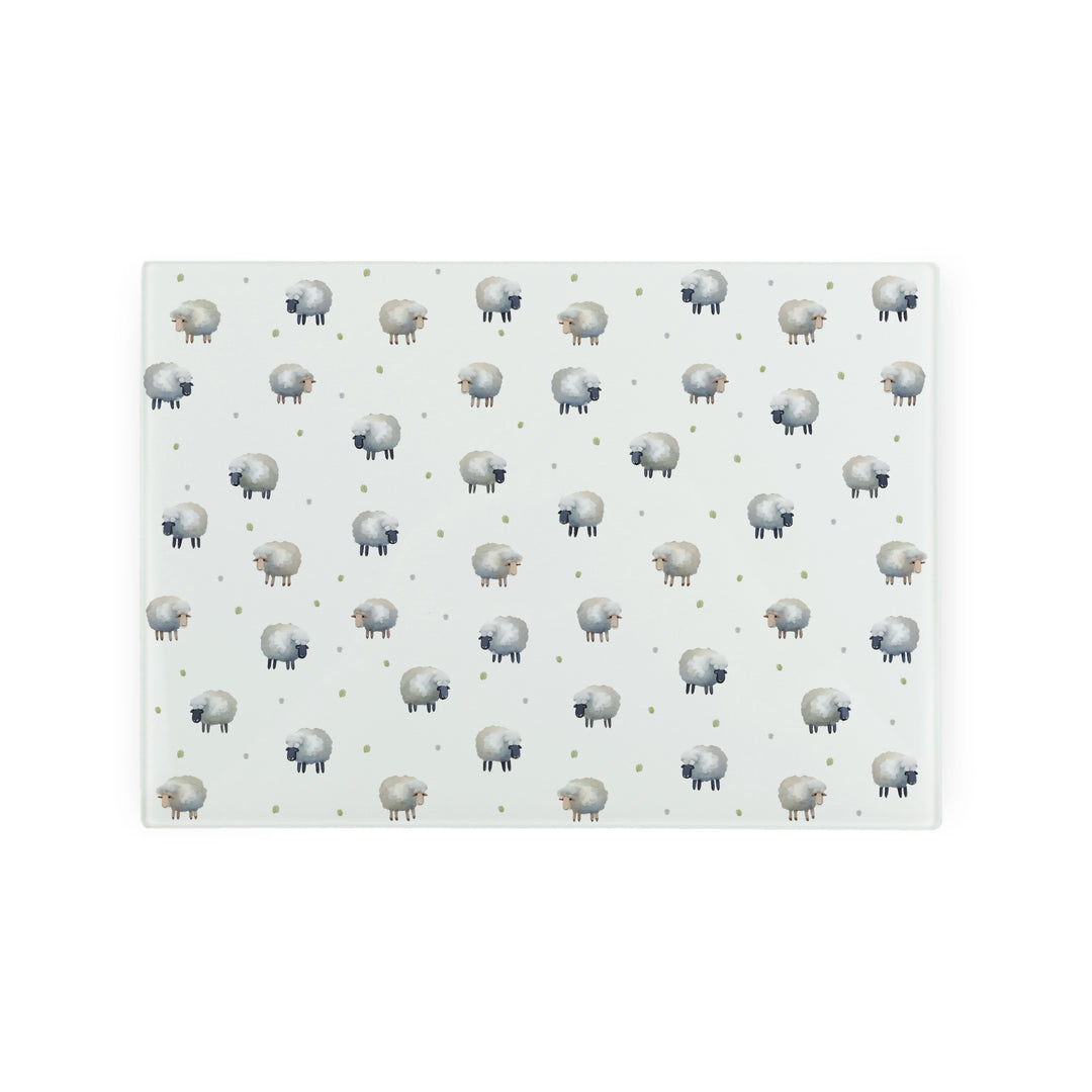 Purely Home Spring Sheep Glass Worktop Protector