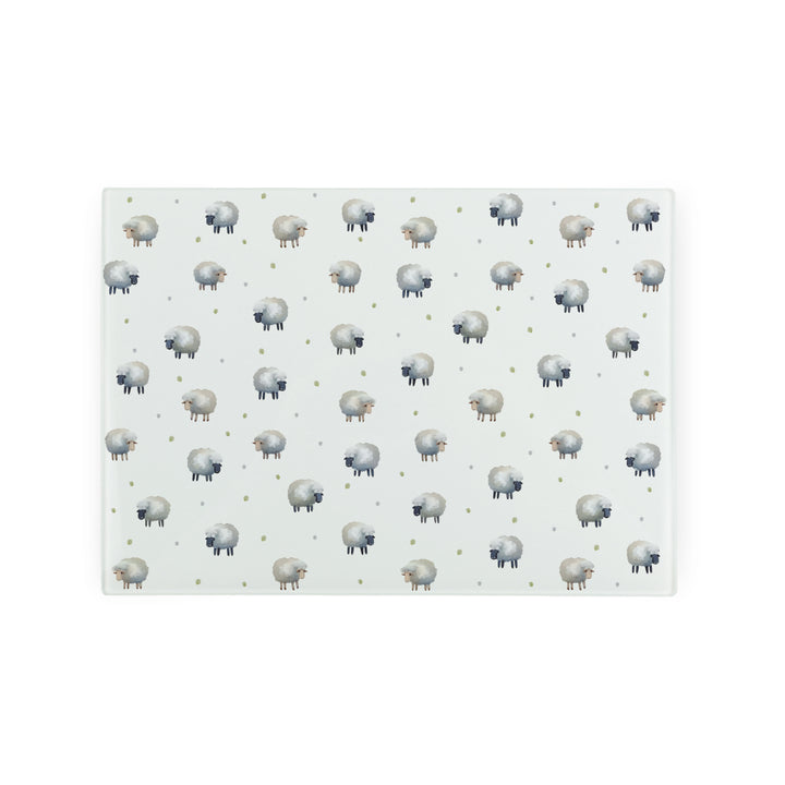 Purely Home Spring Sheep Glass Worktop Protector