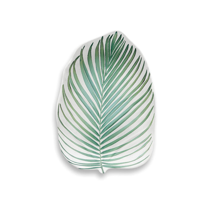 Amazon Floral Melamine Leaf Platter & Tray Set