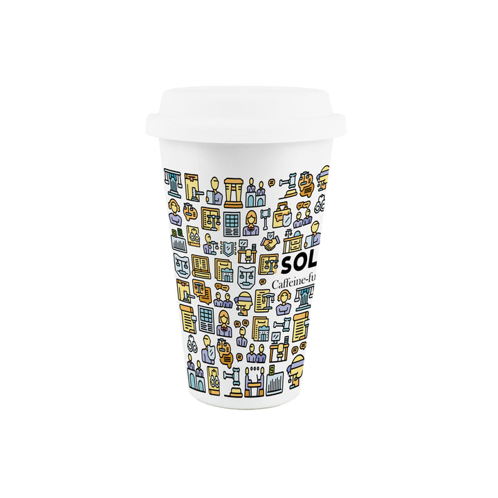 Purely Home Solicitor Ceramic Travel Mug