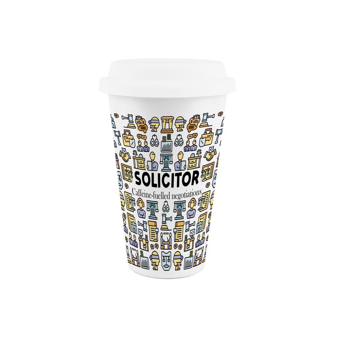 Purely Home Solicitor Ceramic Travel Mug