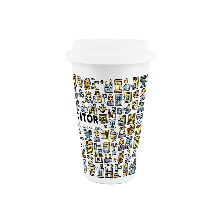 Purely Home Solicitor Ceramic Travel Mug