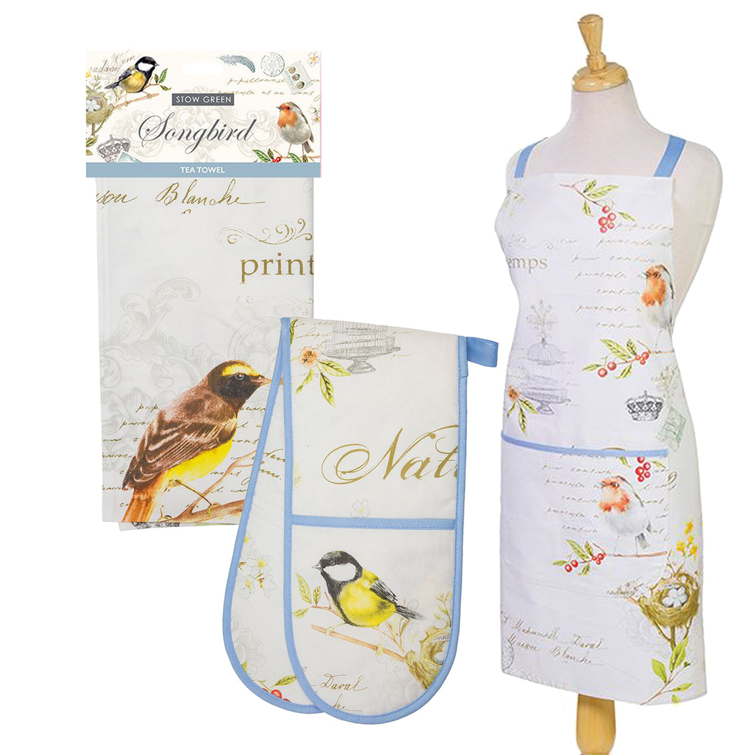 Stow Green Songbird Kitchen Linen Set
